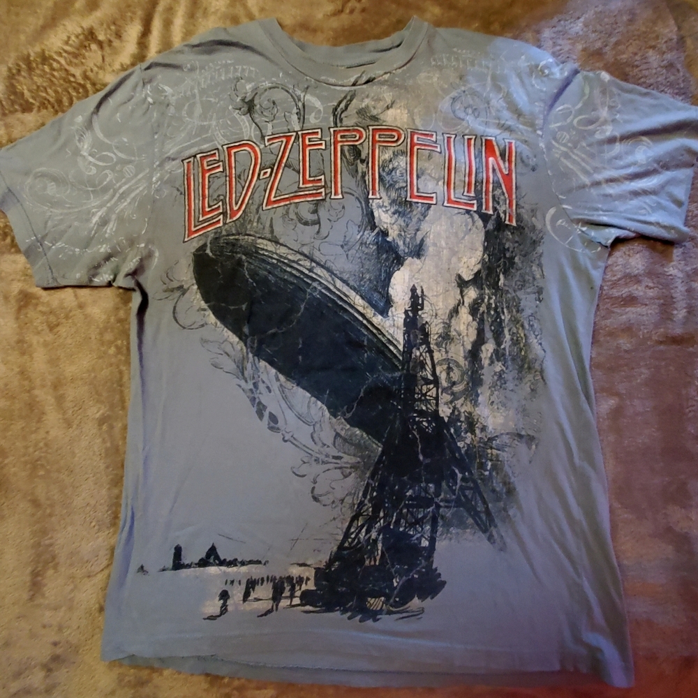 Rock and Rebellion LED Zeppelin IV ZOSO T-Shirt Late 1990's